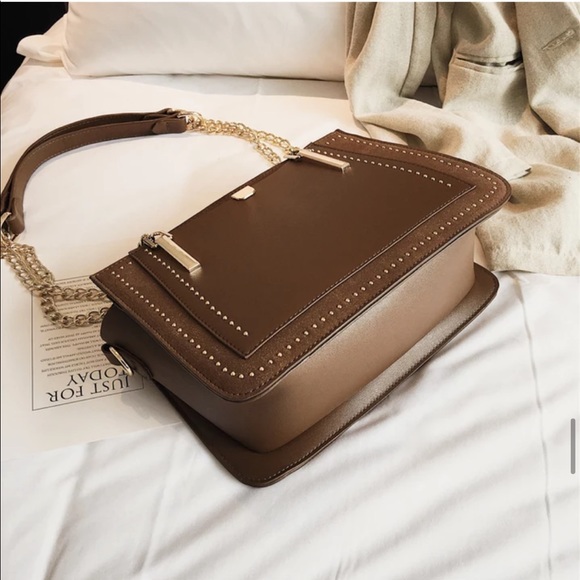 🆕JULIA Rivet Chain Shoulder Bag - Picture 6 of 11